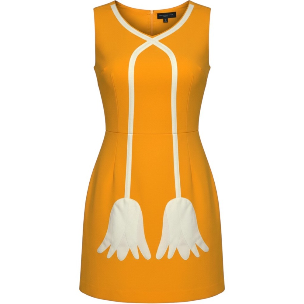 Victoria Beckham Target Calla Lily Mod Shift Dress Plus Size 3X Sleeveless